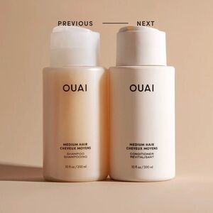 OUAI Medium Hair Shampoo and Conditioner Duo